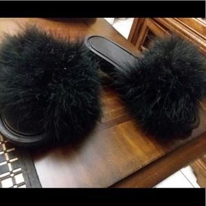 Fluffy Fur Slides